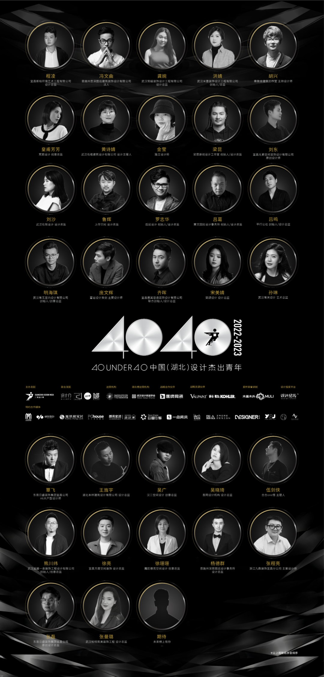 40 UNDER 40 | 省區(qū)榜List·2揭曉！10省區(qū)350位設(shè)計(jì)杰出青年脫穎而出！(圖19)