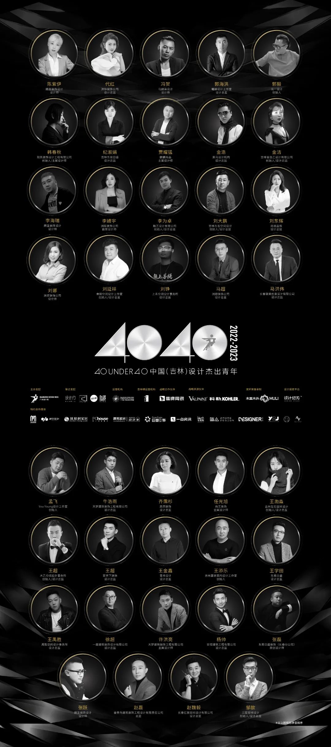 40 UNDER 40 | 省區(qū)榜List·2揭曉！10省區(qū)350位設(shè)計(jì)杰出青年脫穎而出！(圖25)